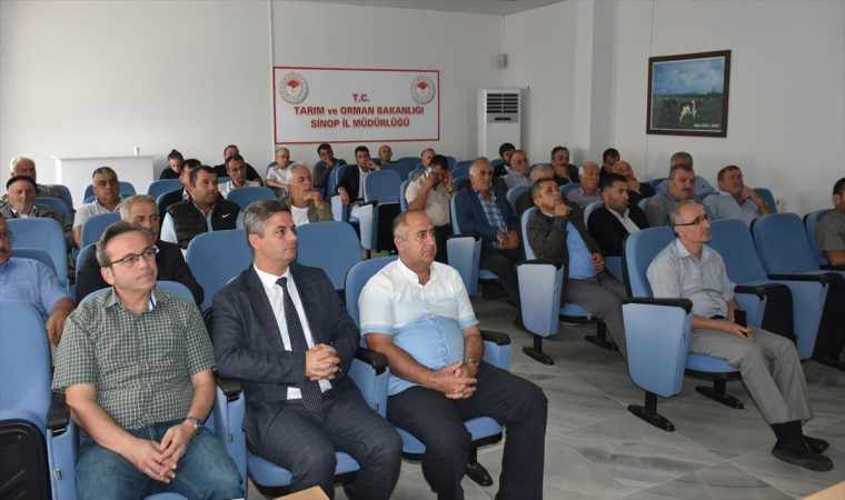 Sinop’ta çiftçiler tarımda yeni destekleme modeline ilişkin bilgilendirildi