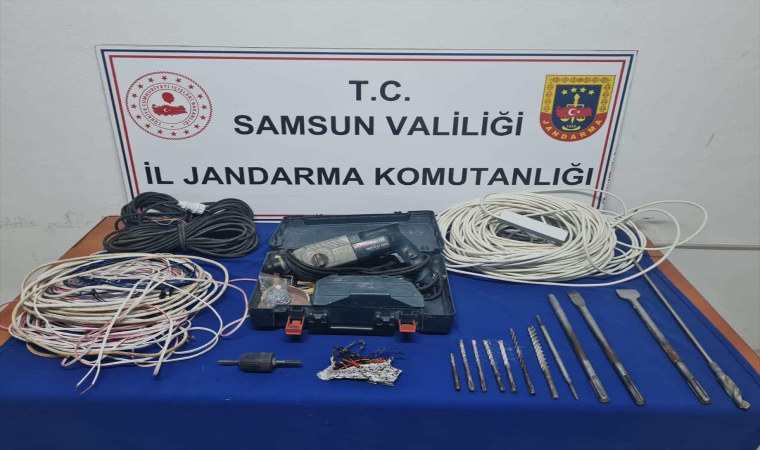 Samsun’da sit alanında kaçak kazı yapan 2 kişi suçüstü yakalandı