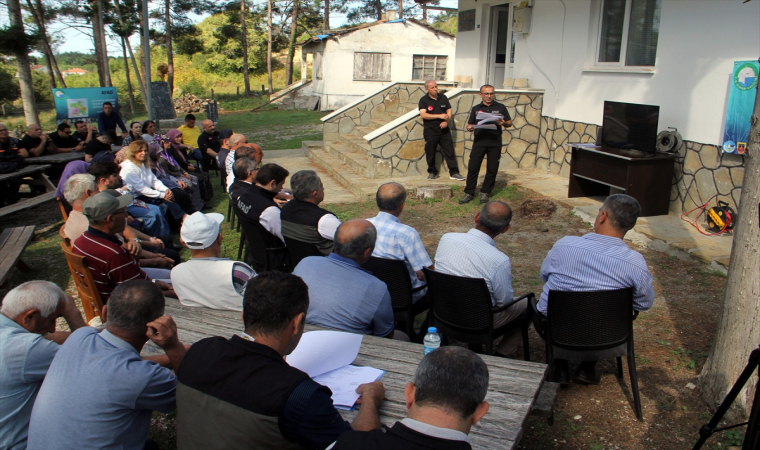 Sinop’ta köylerde yangınlara karşı farkındalık eğitimi veriliyor