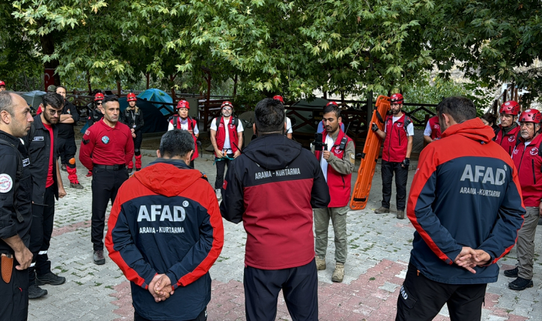 Tarihi Solaklar Kayaevleri kurtarma tatbikatına ev sahipliği yapıyor