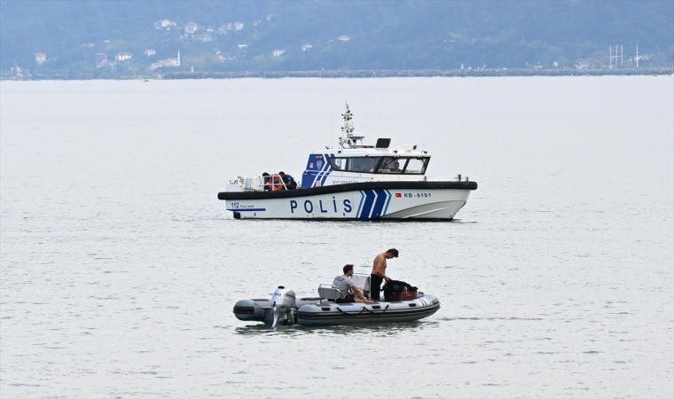 Trabzon’da taşkında kaybolan kişiyi arama çalışmaları sürüyor