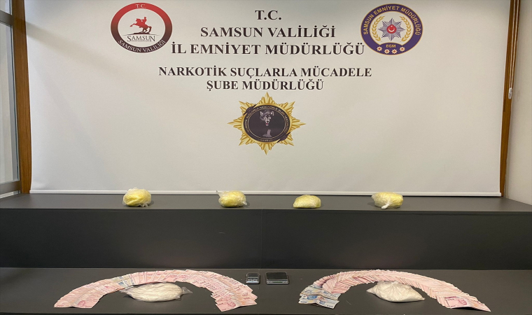 Samsun’da 4 kilogram sentetik uyuşturucu ele geçirildi