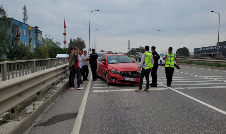 Samsun’da iki otomobilin çarpıştığı kazada 1 kişi yaralandı