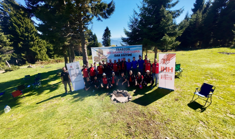 Trabzon İHH Arama ve Kurtarma ekibi eğitim kampı gerçekleştirdi