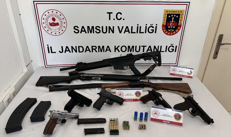 Samsun’da kaçak silah ticareti yaptıkları iddiasıyla 7 kişi yakalandı