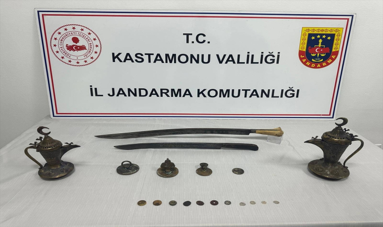 Tarihi eser operasyonunda Kastamonu'da bir zanlı yakalandı