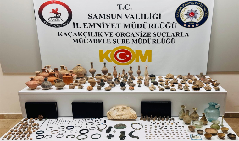 Samsun’da tarihi eser kaçakçılığı operasyonunda 1 kişi yakalandı