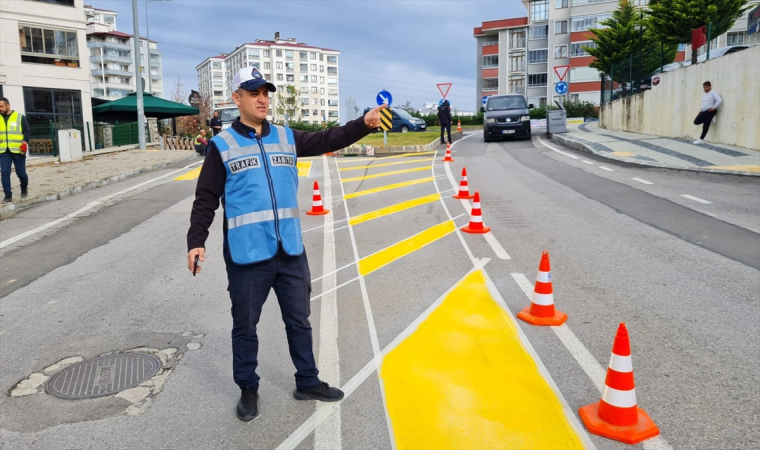 Trabzon’da hatalı park yapanlara yönelik denetimler sürüyor