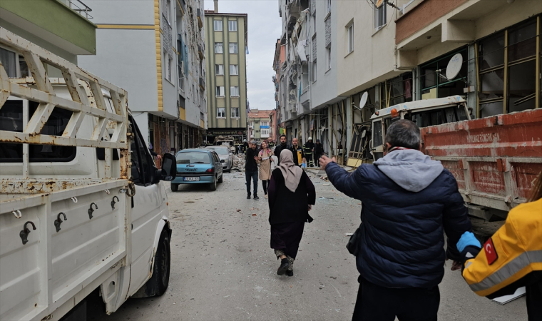 Çorum’da bir binada patlama meydana geldi