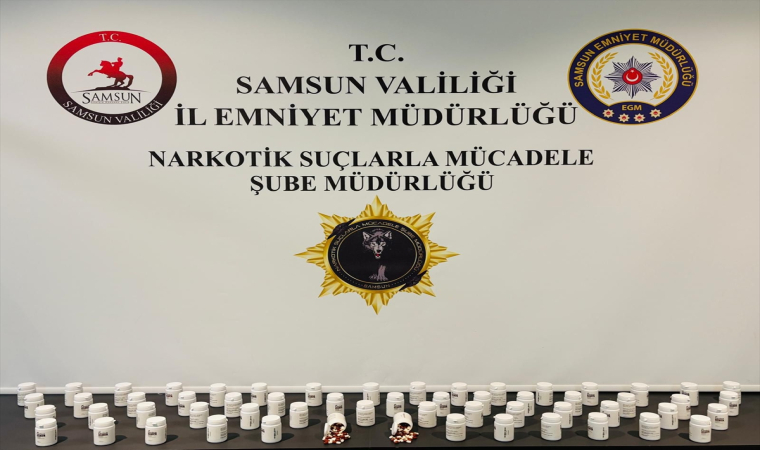 Samsun’da 3 bin 472 sentetik ecza hapı bulunan kişi gözaltına alındı