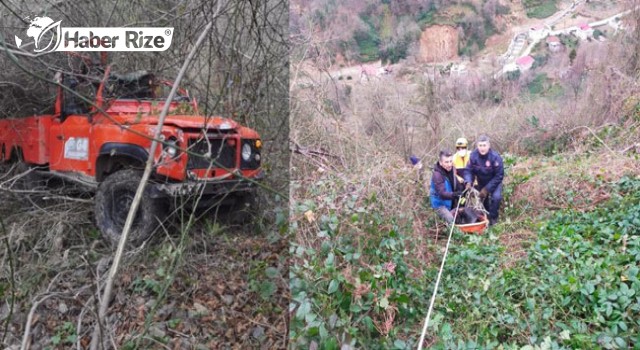 Artvin'de uçuruma yuvarlanan kamyonetteki 2 kişi öldü