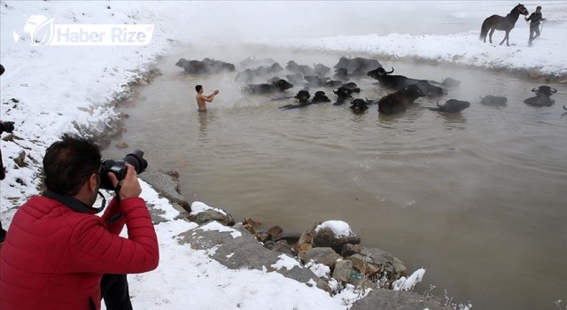 Budaklı kaplıcası fotoğraf tutkunlarının ilgi odağı oldu