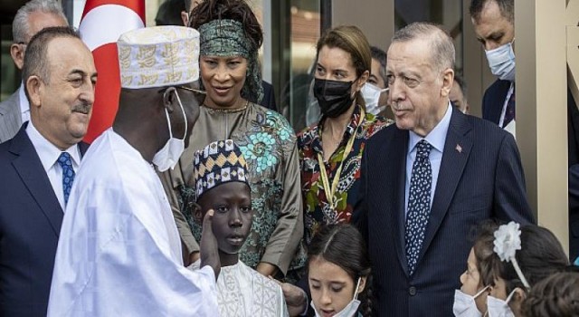 Cumhurbaşkanı Erdoğan, Türkiye’nin Dakar Büyükelçiliği açilişi