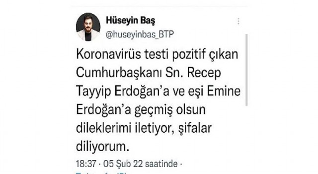 Erdoğan bir tek O’na teşekkür etmedi