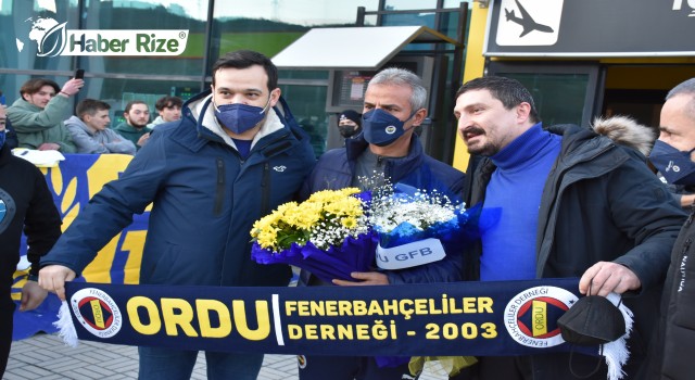 Fenerbahçe kafilesi Giresun'a geldi