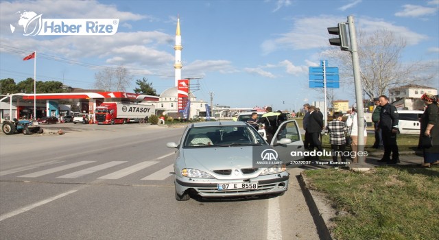 Otomobilin çarptığı yaya yaralandı.