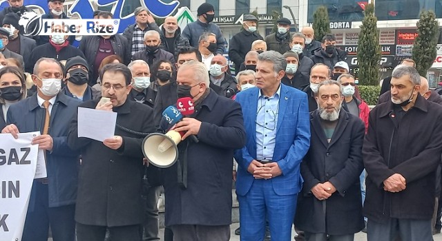 Rize CHP'den Elektrik Zamlarını protesto