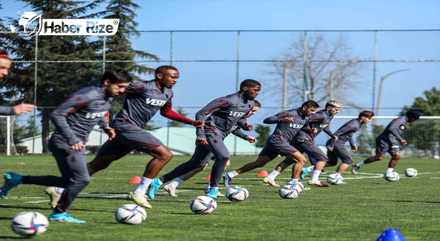 Trabzonspor'da Alanyaspor maçı hazırlıkları devam ediyor