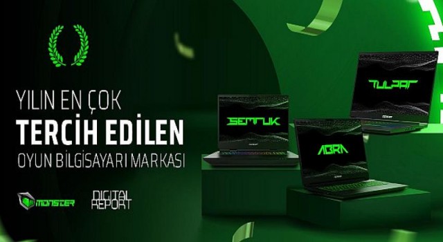 2021’in en çok tercih edilen oyun bilgisayarı markası Monster Notebook oldu!