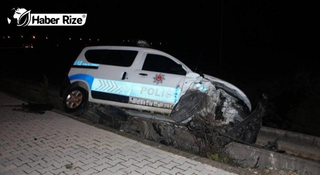 Antalya'daki trafik kazasında 1 polis yaralandı