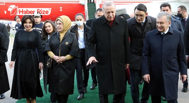 Cumhurbaşkanı Erdoğan, Özbekistan'da