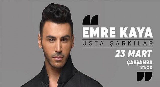 Emre Kaya, “Usta Şarkılar” ile Jolly Joker’de