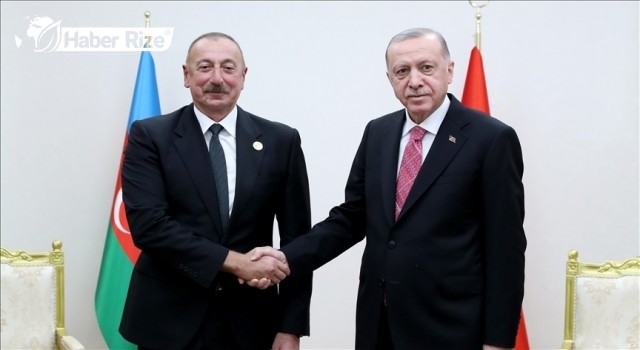 Erdoğan, Azerbaycan Cumhurbaşkanı Aliyev ile görüştü