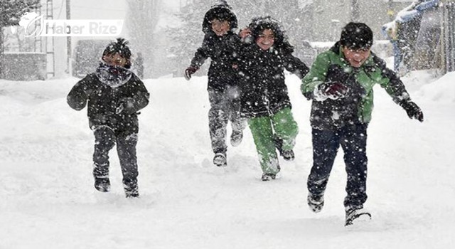 Giresun'da eğitime kar engeli