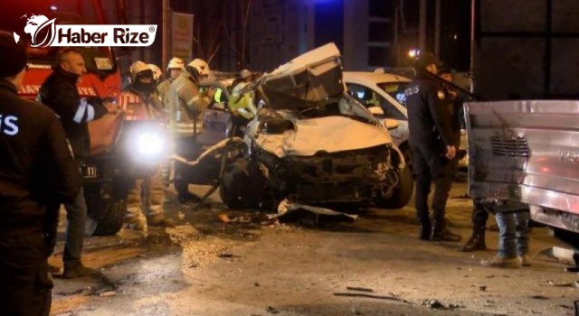 Trafik kazasında 1 kişi öldü, 1 kişi yaralandı