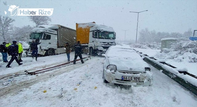  Kaza nedeniyle ulaşıma kapanan Anadolu Otoyolu'nun İstanbul yönü açıldı