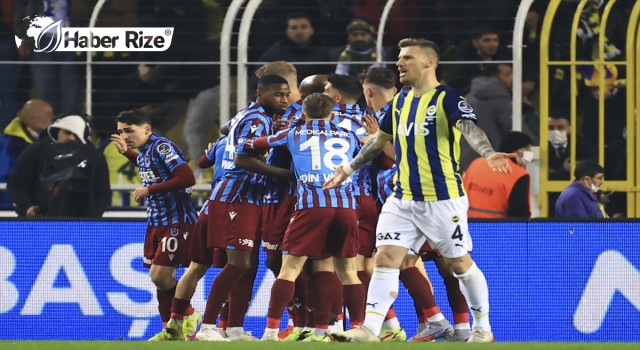 Lider Trabzonspor Fenerbahçe elinden kaçirdi