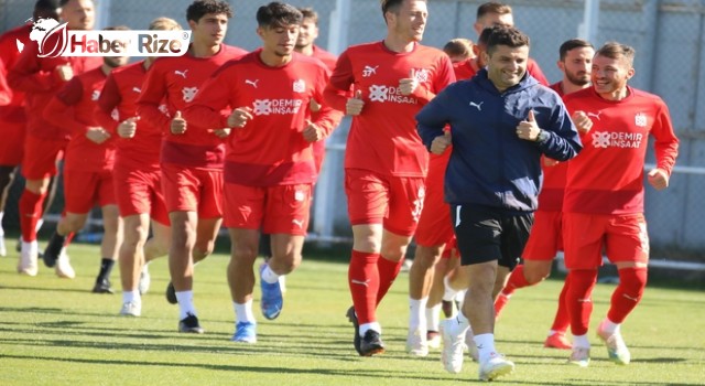 Sivasspor, Adana Demirspor maçının hazırlıklarını sürdürdü