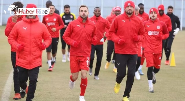 Sivasspor, Antalyaspor maçı hazırlıklarını tamamladı