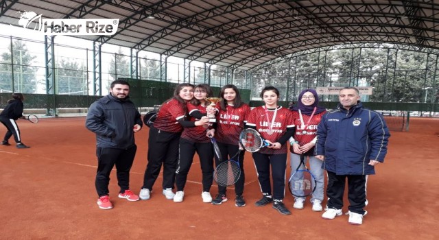 "Tenis Kortu Okul Sporları İl Birinciliği" yarışması düzenlendi