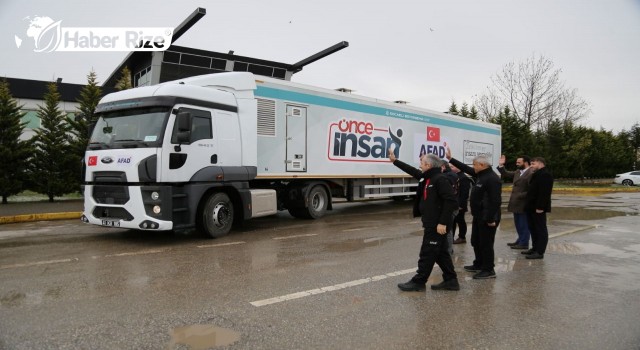 Ukrayna'ya mobil yemek tırı gönderildi