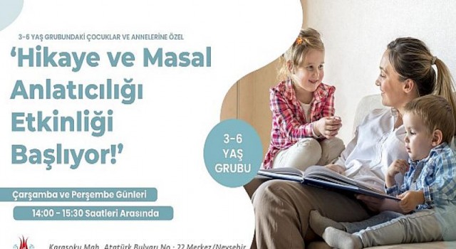 Anneler ve Çocuklar İçin “Hikaye ve Masal Anlatıcılığı” Etkinliği