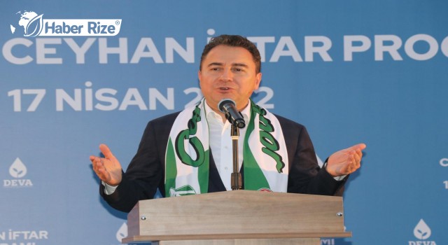 Babacan Adana’da iftar programında konuştu