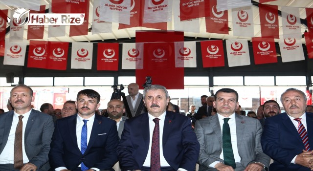 BBP Genel Başkanı Mustafa Destici, Trabzon'da konuştu: