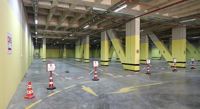 İsmet İnönü Otoparkı yeni yüzü ile hizmete başladı