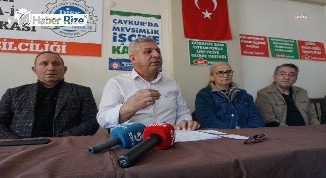 RİZE’DE: “BEŞ YILDA ÇAYKUR, 2 MİLYAR 612 MİLYON 400 BİN TL ZARAR ETTİRİLDİ”