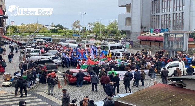 Rize' de 1Mayis coşkuyla kutlandı