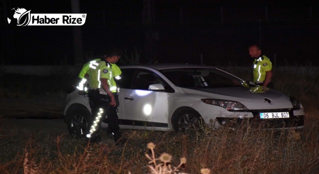 "Dur" ihtarına uymayan sürücünün otomobiliyle çarptığı polis yaralandı