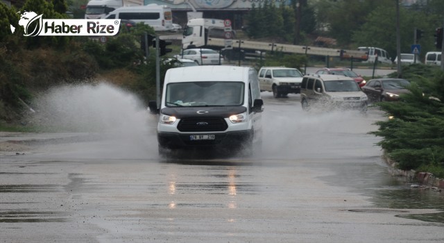 Karabük’te sağanak etkili oldu