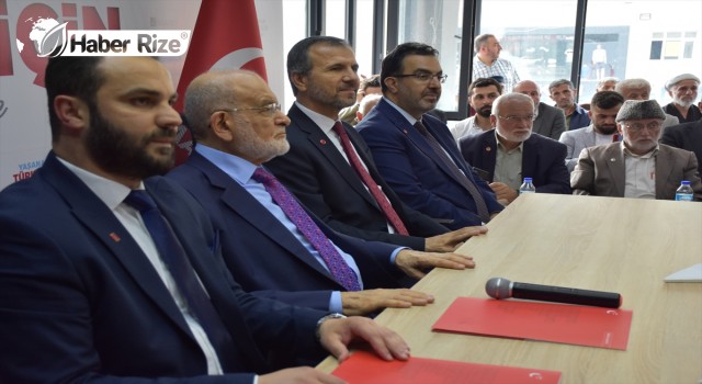 Karamollaoğlu, Trabzon'da partililerle buluştu