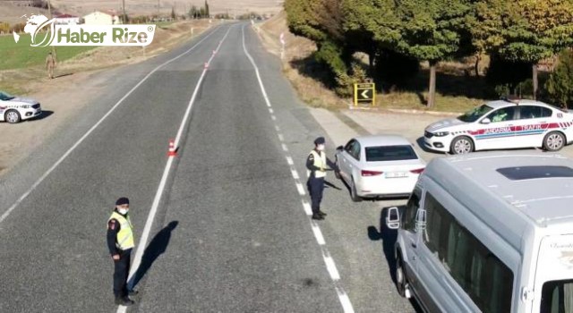 Drone Destekli Trafik Denetimi Yapıldı