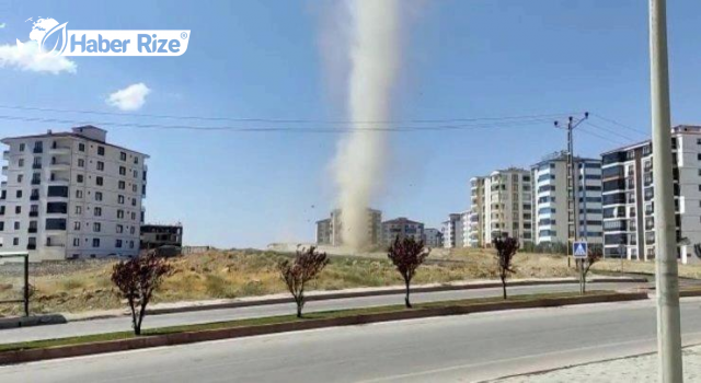 Elazığ'da Hortum Oluştu