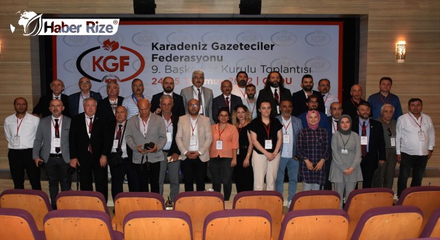 Karadeniz Gazeteciler Federasyonu Başkanlığına Erdoğan Erişen Yeniden Seçildi