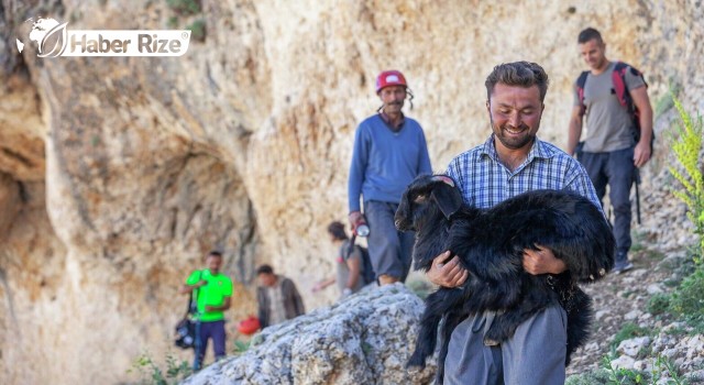 Obruğa Düşen Keçiyi İtfaiye Kurtardı