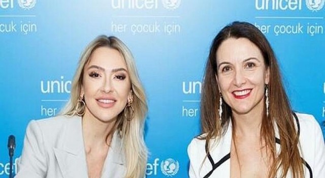 Sanatçı Hadise, UNICEF Türkiye tarafından Çocuk Hakları Savunucusu Olarak Atandı