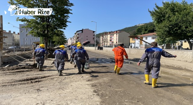 Türkiye’nin dört bir yanından gelen AFAD gönüllüleri Bozkurt’u yeniden temizledi